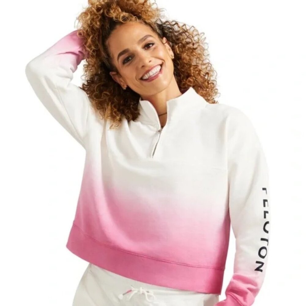 Peloton quarter zip pull over